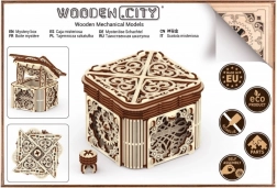 Houten mechanische puzzel Geheimzinnige Doos