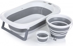 Opvouwbaar badje met accessoires Grey van Chipolino