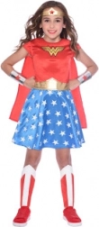 Kinderkostuum Wonder Woman voor kinderen 6-8 jaar