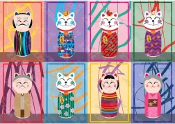 Maneki Kokeshi Puzzle 1000 pieces