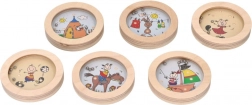 Houten behendigheidsspel - Vrolijke figuurtjes