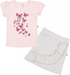 Kinder T-shirt met rokje New Baby Butterflies 80 (9–12 maanden)