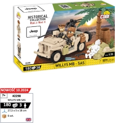 COBI HC WWII Building Set – Willys MB SAS 1:35