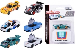 Metalen autootje Porsche Motorsport Deluxe 1:64 met verzamelblik