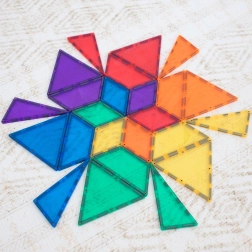 CONNETIX Rainbow Shape Expansion Pack – jeu de construction magnétique, 36 pièces