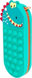Siliconen etui dinosaurus met pop-it oppervlak