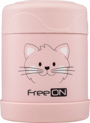 FreeON voedselthermos 350 ml roze