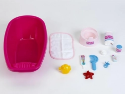 Large Bathtub with Accessories for Dolls