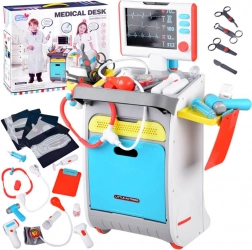 Medical Trolley for Little Doctors with Interactive Tools
