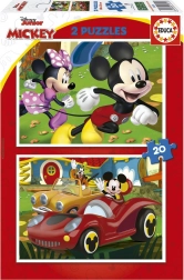Puzzle MICKEY MOUSE – Amusement Park 2×20 pieces EDUCA