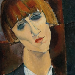 Curiosi quadratisches Puzzle Q Art: Madame Kislingová, 66 Teile