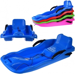 Kunststof slee met trekkoord voor de winter