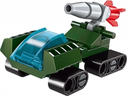 Qman Squads Extreme 3-in-1 minigraafmachine/tank bouwset 25 stukjes
