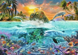 Ravensburger Puzzle Underwater Island 1000 Pieces