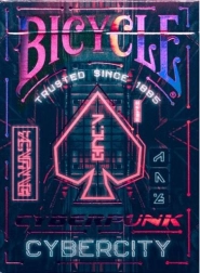 Cartes Bicycle Cyberpunk Cyber City