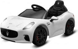 Elektrische kinderauto MASERATI GranTurismo Baby Mix wit