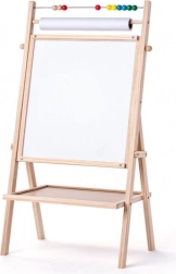 Double-sided board with paper