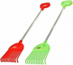 Kinderhark met metalen steel