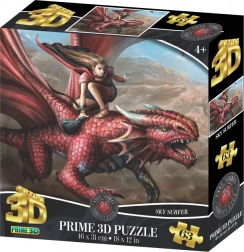 3D-puzzel Drakenruiter 63 stukjes