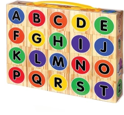 Foam educational blocks with letters, numbers and pictures, 20 pcs