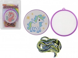 Cross-stitch embroidery kit – unicorn for kids