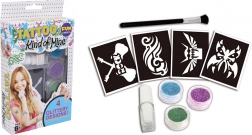 Glittertattoo-set voor meisjes