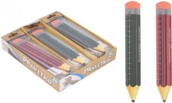 Houten liniaal in de vorm van een potlood 12 cm