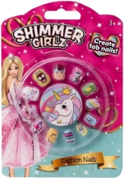 kinder plaknagels press-on (12 stuks)