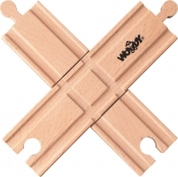 Spoorwegovergang voor houten treinbanen