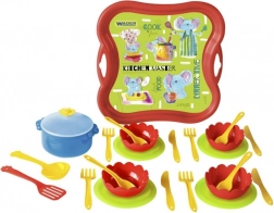 Grote set voor de lunch