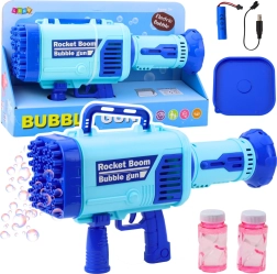 Electric Bubble Gun 64 Holes Blue