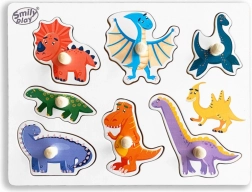 Houten puzzel dinosaurussen