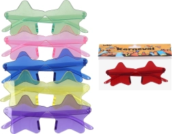 Carnavalsbril in de vorm van een ster – plastic
