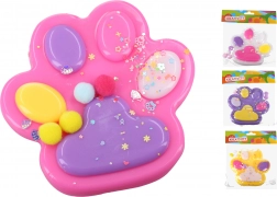 Siliconen pootafdruk – decoratieve mal 13 × 14 × 1 cm