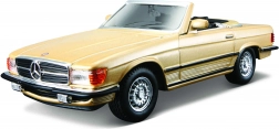 Bburago Mercedes Benz 450 SL 1977 Gouden model 1:32