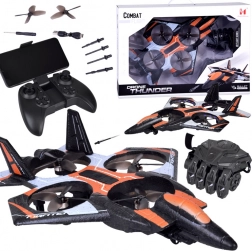 gevechtsdrone Combat Flight met besturing via handschoen en RC-controller