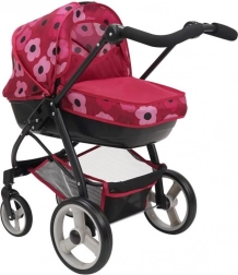 Poppenwagen 2-in-1 Bella Poppy Rood
