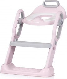 kindertoiletbril met trap Chipolino Flippy Pink
