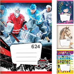 schrift A6, gelinieerd, 20 vellen