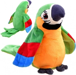 Pratende pluche papegaai met herhaling – Papegaai