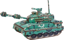 Woodcraft Wooden 3D Puzzle – Medium Tank