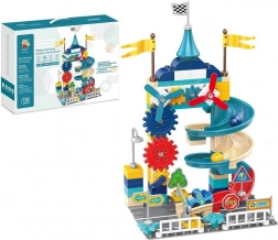 Blokken met knikkerbaan voor kinderen