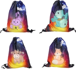 Rugzak Zodiac met motief van 12 sterrenbeelden