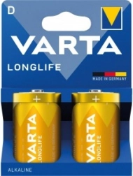 Varta Longlife D batterijen 2 stuks