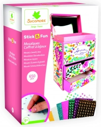 Stick & Fun mozaïek 3D sieradenkistje voor kinderen