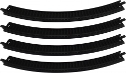 gebogen rails voor mini-set – 4 stuks
