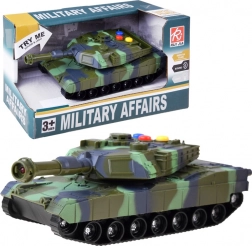 Militaire tank met licht- en geluidseffecten