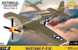 Bouwset COBI WWII – vliegtuig MUSTANG P-51B 1:48 (158 stukjes)