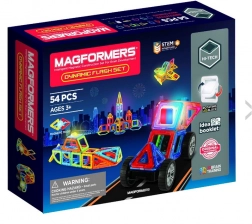Dynamische Flash magnetische bouwset - 54 onderdelen