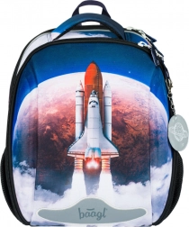 Baagl Shelly School Satchel Space Shuttle